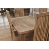 1.2m Reclaimed Teak Taplock Dining Table with 4 Vikka Chairs - 3